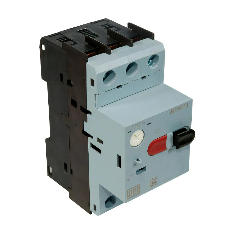 Guardamotor Termomagnético - Reg 4-6,3A - Pot. Motor 3HP (380VCA) - WEG - Mod.MPW18-3-D063