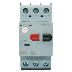 Guardamotor Termomagnético - Reg 4-6,3A - Pot. Motor 3HP (380VCA) - WEG - Mod.MPW18-3-D063
