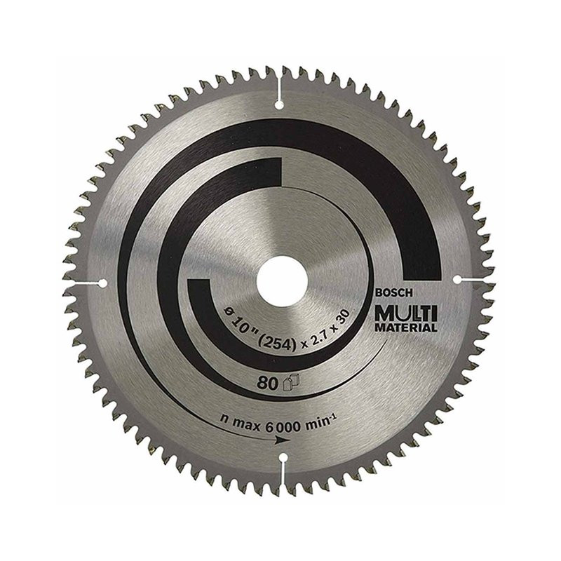 Discos de Sierra Circular - 254mm 10'' - 80 Dientes HLTCG - Multimaterial
