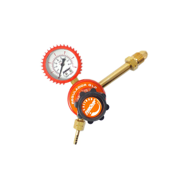 REGULADOR DE GLP C/1 MANOMETRO  FERROLAN LINEA PROFESIONAL
