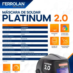 MASCARA FERROLAN PLATINUM 2.0 TRUE COLOR