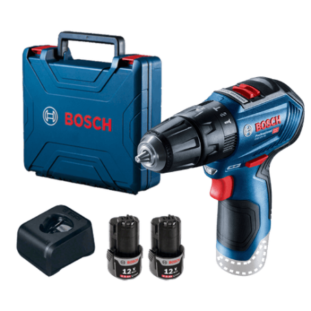 Atornillador/Taladro Percutor GSB 12V-30 BOSCH a Batería 12V