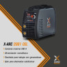 EQUIPO SOLDADORA MMA INVERTER AXO X-ARC 2001 CEL