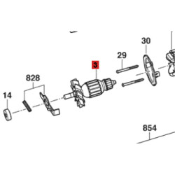 Inducido Rotor Bobina Sierra Circular 5402 Skil Original