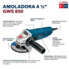 Mini Amoladora GWS 850 115mm 850W