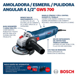 Mini Amoladora GWS 700  720W