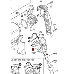 Interruptor Para Percutor Bosch Gbh 2-26 Original