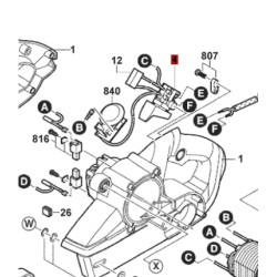 Llave Interruptor Para Lijadora Skil 7640 Original