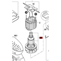 Inducido Rotor Bobina Lijadora 7351 Skil Original