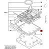 Base Goma Repuesto Lijadora Bosch Gss 140 A