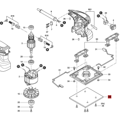 Base Goma Bosch Gss 140 (1ba8)