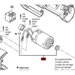 Motor Para Amoladora A Batería Gws 18 V-li Bosch