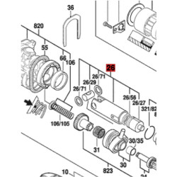 Piston Embolo Taladro Martillo Bosch Original Gbh 2-20d