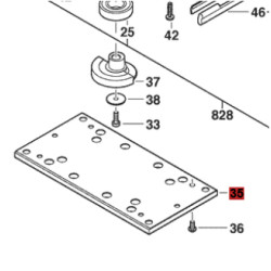 Placa Base Con Espuma Para Lijadora Bosch Gss 23ae Original