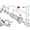 Inducido Rotor Bobina Amoladora Bosch Gws 14-125 Cie Orignal