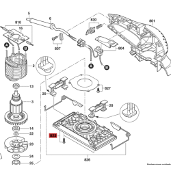 Base Lijadora Orbital Skil 7351 Original Service.