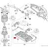 Base Lijadora Orbital Skil 7351 Original Service.