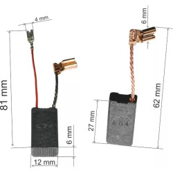 Carbones Para Martillo Gbh 8-45dv Bosch Original