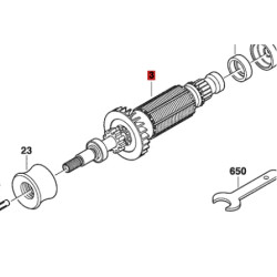 Inducido Rotor Bobina Minitorno Dremel 4000 Original