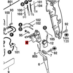 Interruptor Para Percutor Bosch Gbh 2 Sr Original