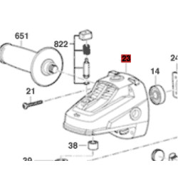 Cabezal Caja De Engranajes Amoladora Skil 9781 Y 9981