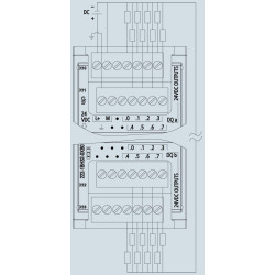 SIMATIC S7-1200, Módulo de Salidas Digitales SM1222, 16DO, Transistor 0,5A, Para S7-1200, Alim 24 VDC