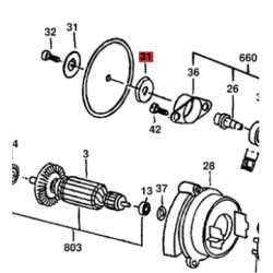 Contratuerca Sierra Cortadora Gdc 34 Bosch Original