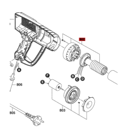 Resistencia De Calor Para Pistola De Calor 8003 Skil