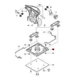 Base Lijadora Bosch Gss 140 (1ba8)