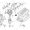 Receptáculo De Polvo Lijadora Gss 140 Bosch Original