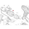 Caja De Engranajes Atornillador Gsr 1800-li Bosch Original