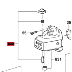 Perno Amoladora Skil 9002/9004 Original