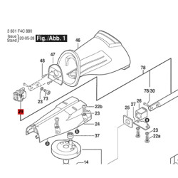 Portacuchilla Para Sierra Sable Gsa 1100 E Bosch Original