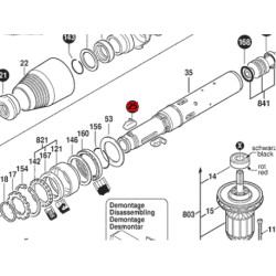 Cuerpo De Bloqueo Para Martillo Bosch Gsh 5 E Y Gbh 5-40 Dce