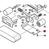 Chapa Base Lijadora De Banda Pbs 75 A Gbs 75 Ae Bosch