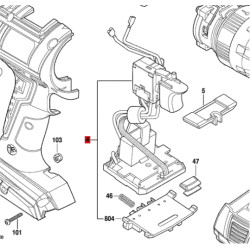 Modulo Electrónico Atornillador Bosch Gsb 18v-li Original