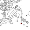 Tuerca Brida Para Mini Sierra Dremel Sm20 Original