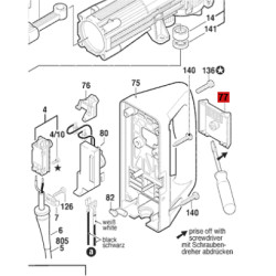 Tapa De Conexiones Plástica Martillo Gsh 11 E Bosch