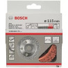 Vaso De Amolar Plano 115mm Bosch - Grano Grueso