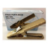 Pinza Porta Masa De Bronce Fundido Hb 500 Amp Liviana