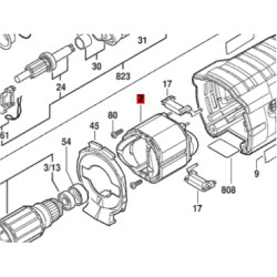 Estator Campo Taladro Gbh 2-24 Df / 2-24 D (1ba0) Bosch