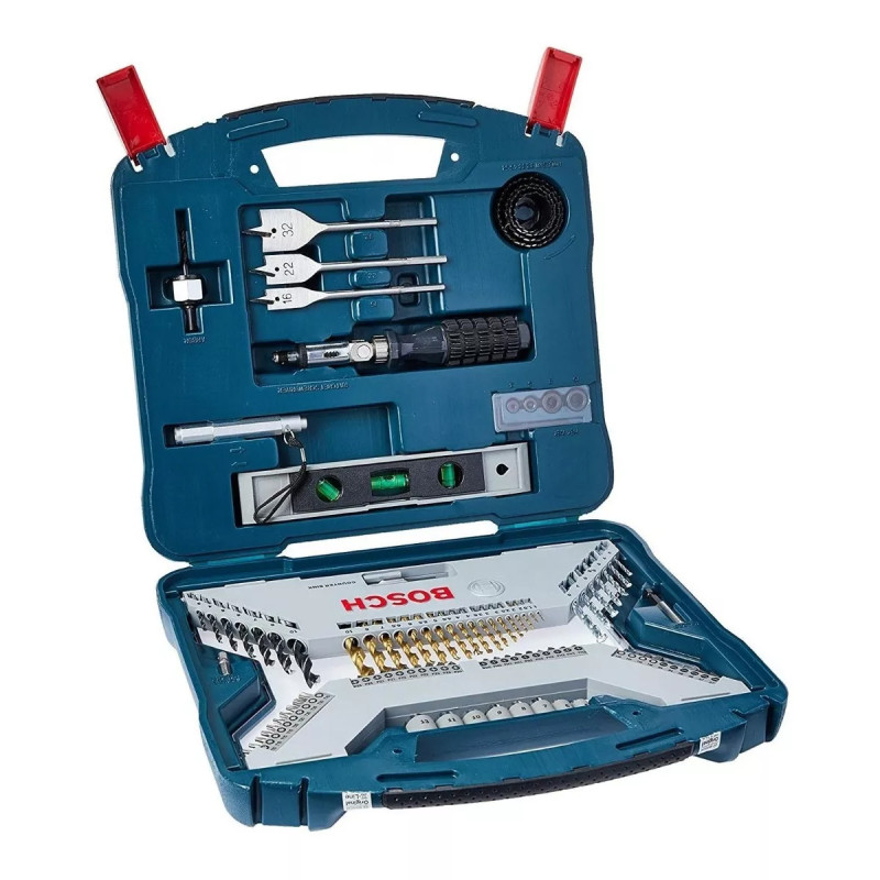 Kit Set Bosch X-line Con 100 Unidades De Taladrar Atornillar