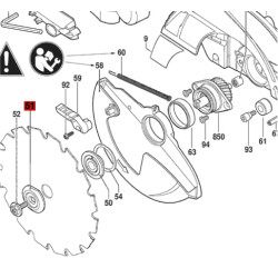 Brida Tuerca Sierra Circular Gks 190 (1f23) Bosch Original