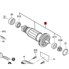 Inducido Rotor Bobina Amoladora Bosch Gws 850 Original