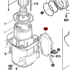 Interruptor Regulador Martillo Demoledor Gsh 5 E