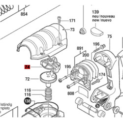 Tapa Prensa Martillo Gsh 5 Ce Bosch Original