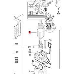 Inducido Rotor Bobina Martillo Demoledor Gsh 16-28 Original