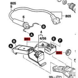 Interruptor Regulador Para Pulidora Bosch Gpo 14 Ce Original