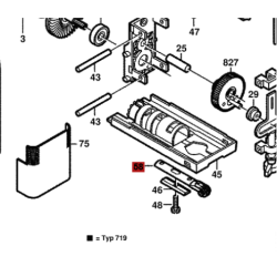 Estribo Riel Caladora Bosch Gst 65 650 Pst 65 650 Original