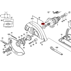 Buje Casquillo Sierra Circular 5150 Bosch Original